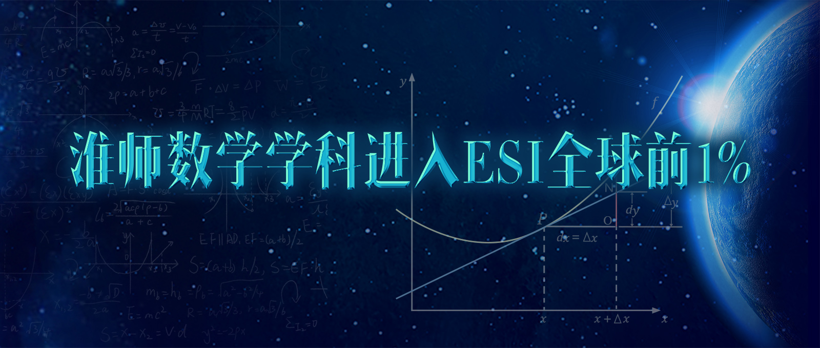 出彩淮师 | 数学学科进入ESI全球前1%